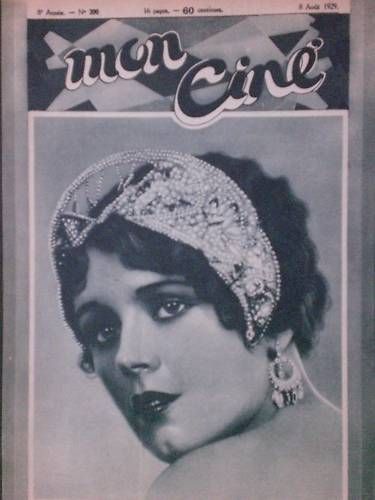 MON CINE magazine cover Issue 390 8 August 1929