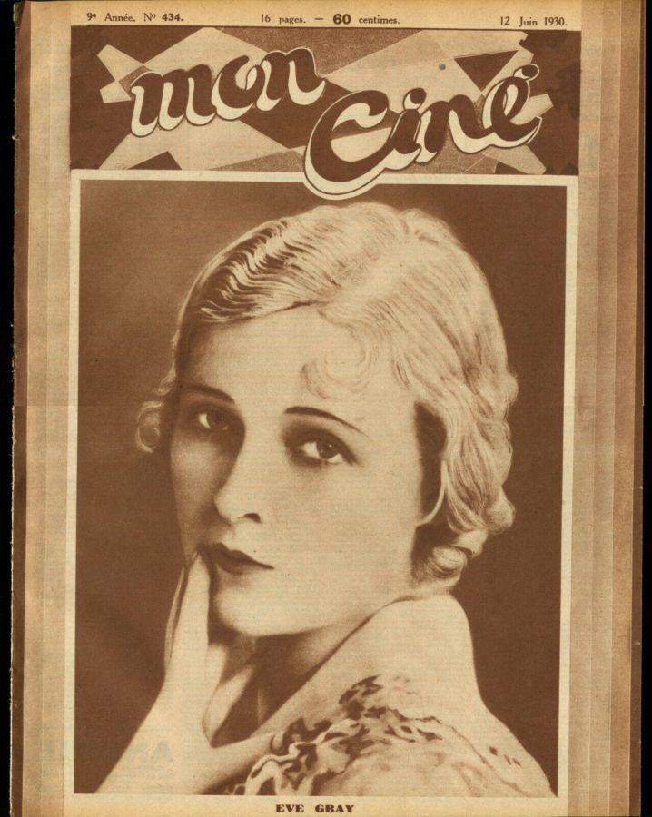 MON CINE magazine cover Issue 434 12 June 1930