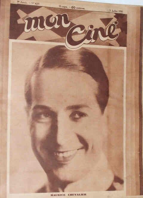 MON CINE magazine cover Issue 437 3 July 1930