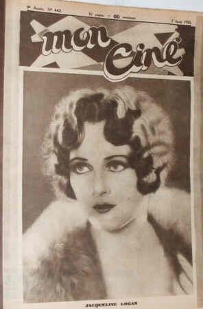 MON CINE magazine cover Issue 442 7 August 1930