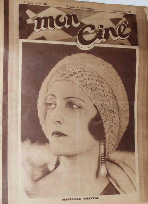 MON CINE magazine cover Issue 446 4 September 1930
