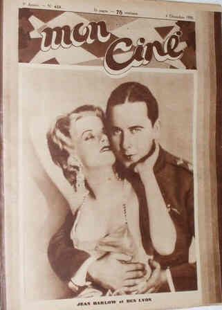 MON CINE magazine cover Issue 459 4 December 1930