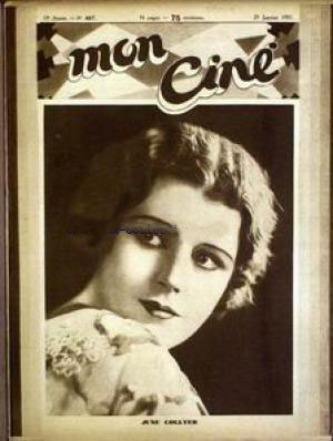 MON CINE magazine cover Issue 467 29 January 1931