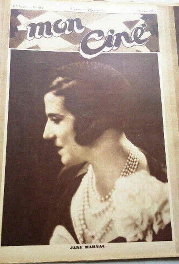 MON CINE magazine cover Issue 487 18 June 1931