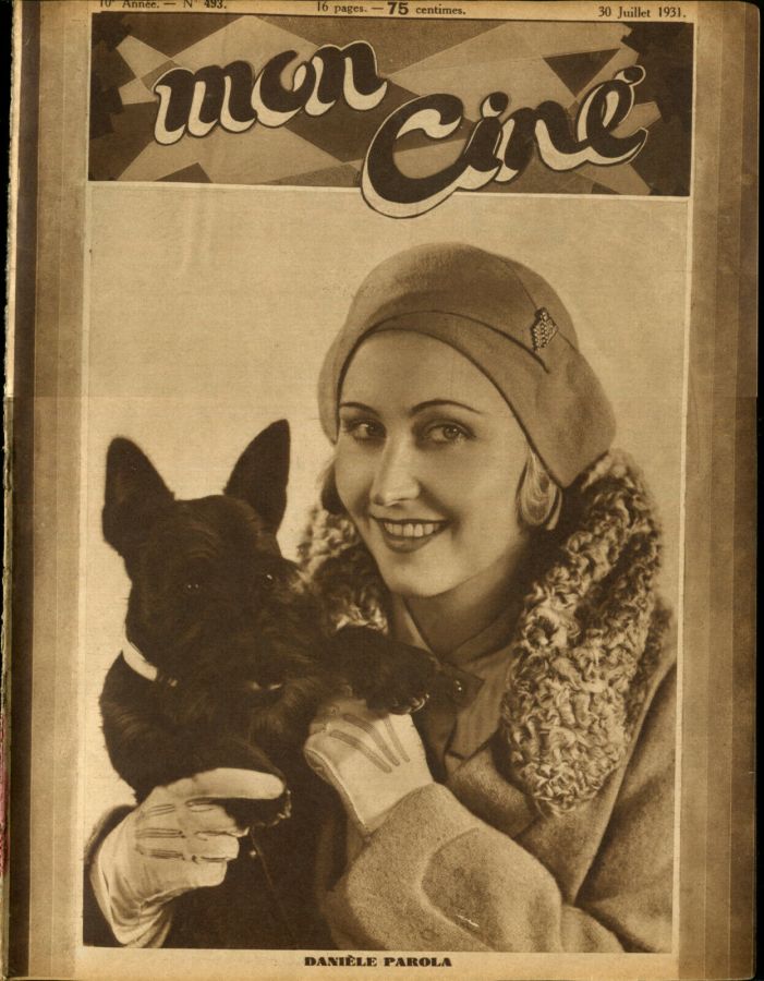 MON CINE magazine cover Issue 493 30 July 1931