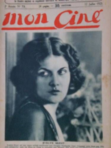 MON CINE magazine cover Issue 73 12 July 1923