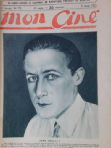 MON CINE magazine cover Issue 77 9 August 1923
