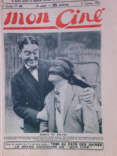MON CINE magazine cover Issue 85 4 October 1923