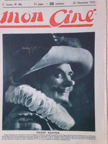 MON CINE magazine cover Issue 96 20 December 1923