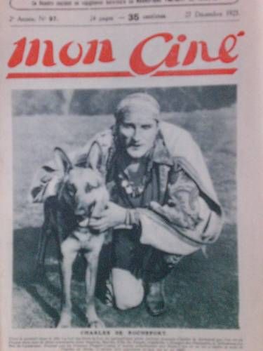 MON CINE magazine cover Issue 97 27 December 1923