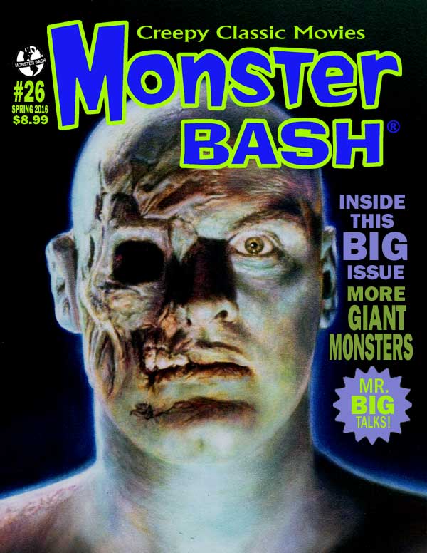 MONSTER BASH magazine cover Issue 26 Spring 2016