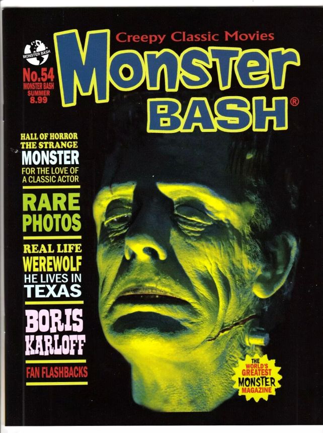 MONSTER BASH magazine cover Issue 54 Summer 2024
