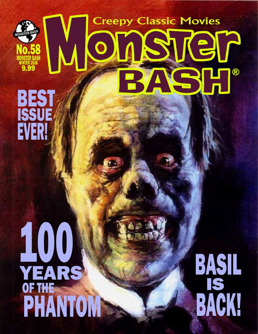 MONSTER BASH magazine cover Issue 58 Winter 2025