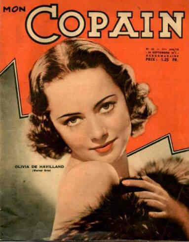MON COPAIN magazine cover 25 September 1938