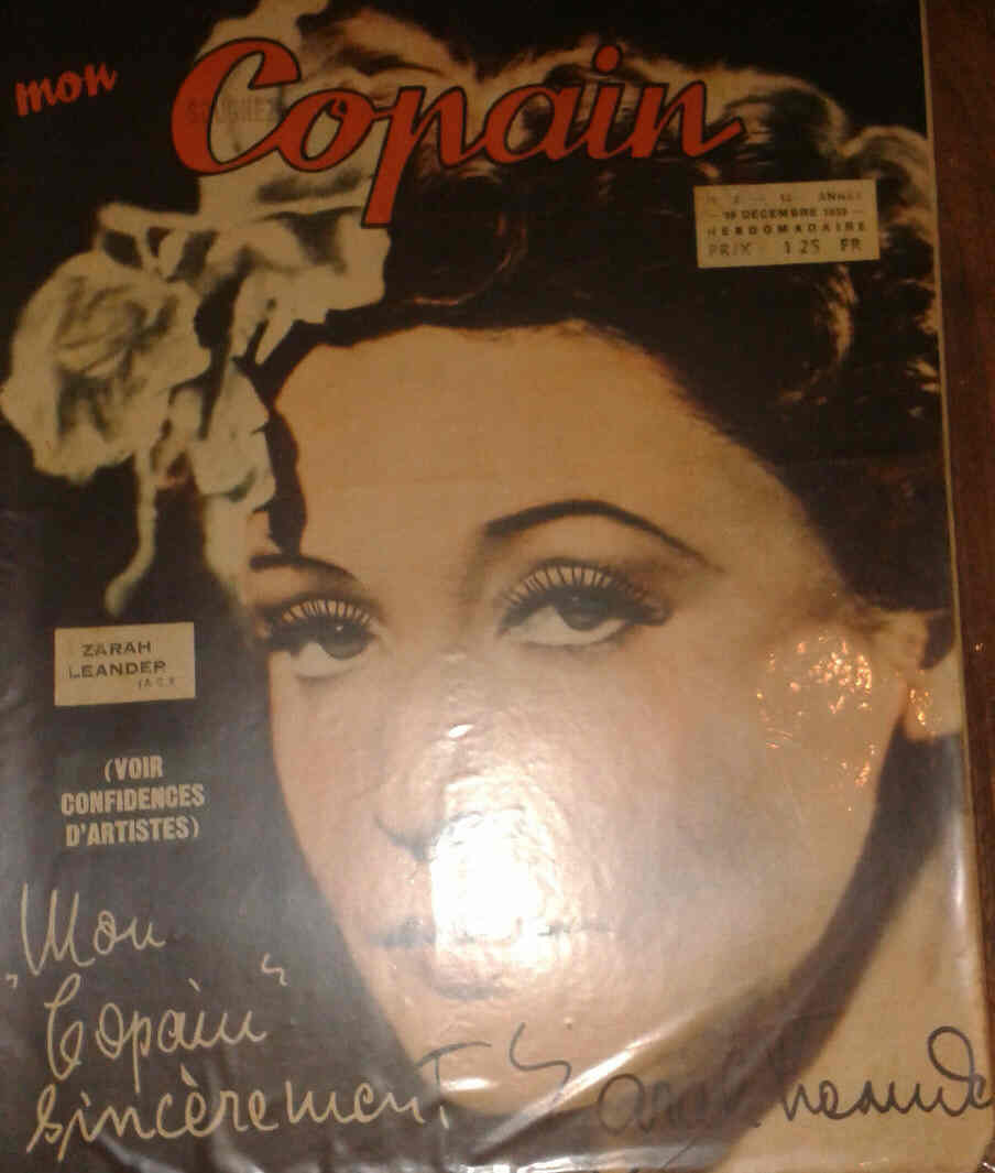MON COPAIN magazine cover 10 December 1939