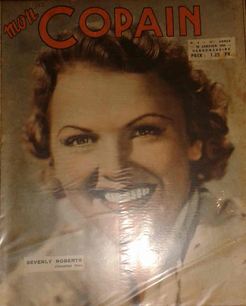 MON COPAIN magazine cover Issue 9 28 January 1940