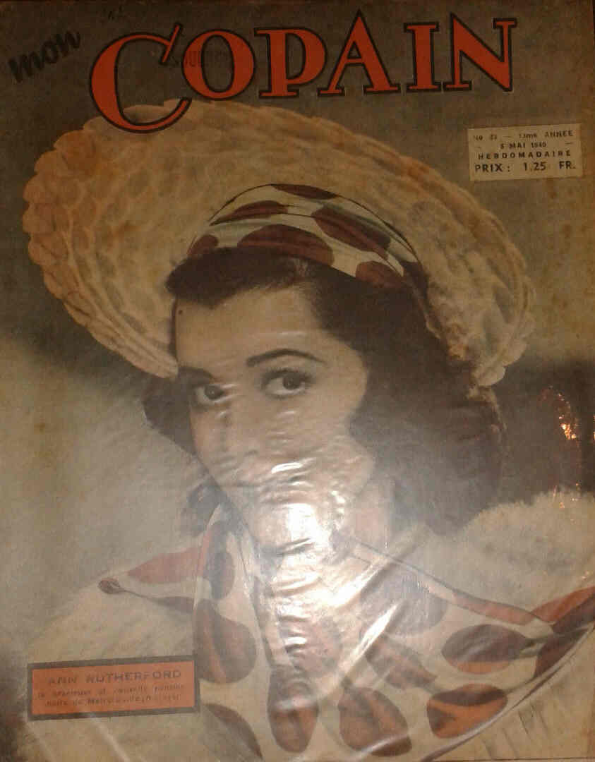 MON COPAIN magazine side cover 6 May 1940