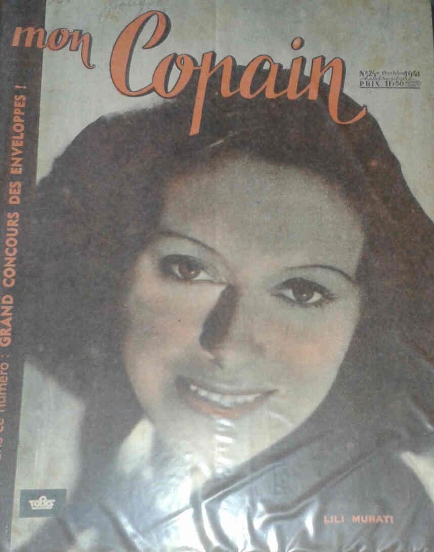 MON COPAIN magazine cover 19 October 1941