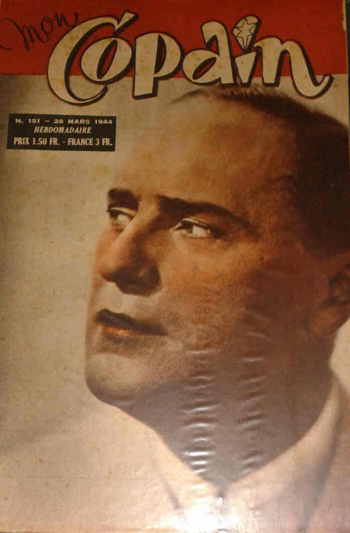 MON COPAIN magazine side cover Issue 151 26 March 1944