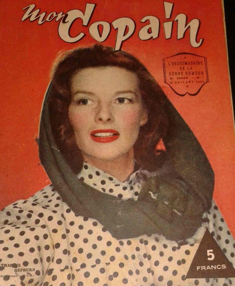 MON COPAIN magazine side cover 23 July 1949