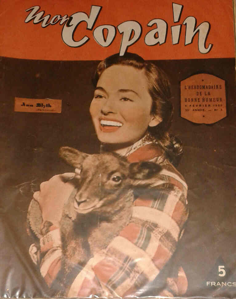MON COPAIN magazine cover 4 February 1950