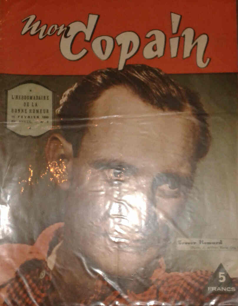 MON COPAIN magazine cover 11 February 1950