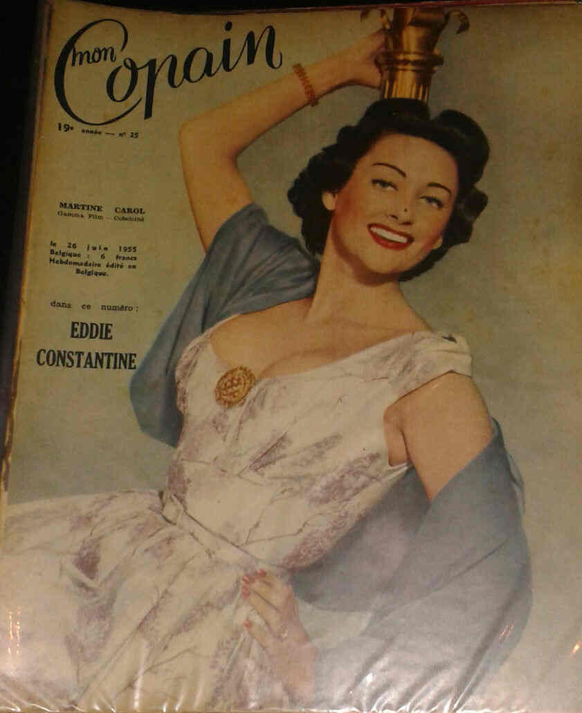 MON COPAIN magazine side cover 26 June 1955