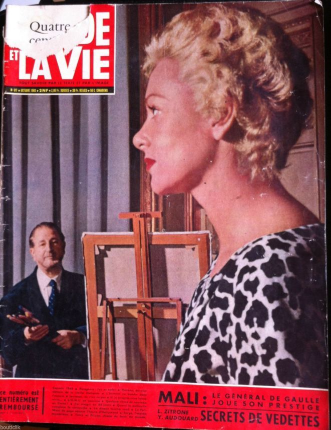 LE MONDE ET LA VIE magazine side cover Issue 89  October 1960