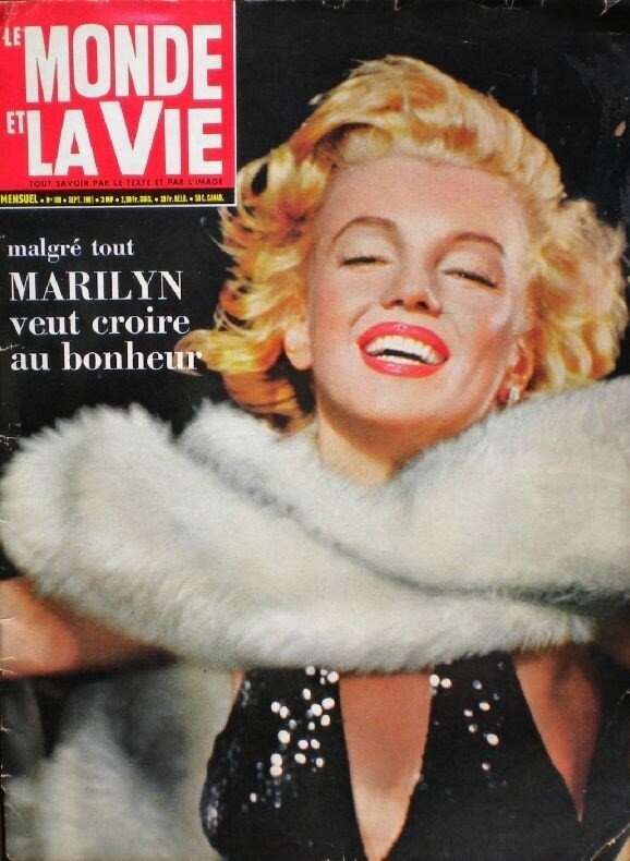 LE MONDE ET LA VIE magazine side cover Issue 100  September 1961