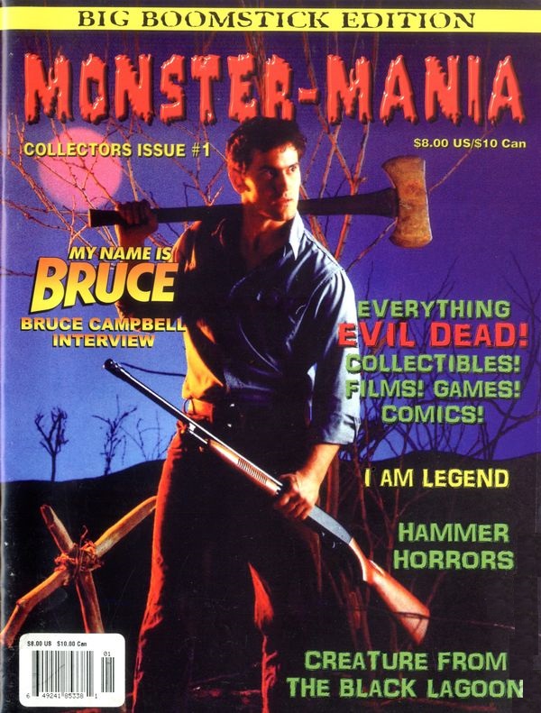MONSTER-MANIA magazine cover Issue 1  2009