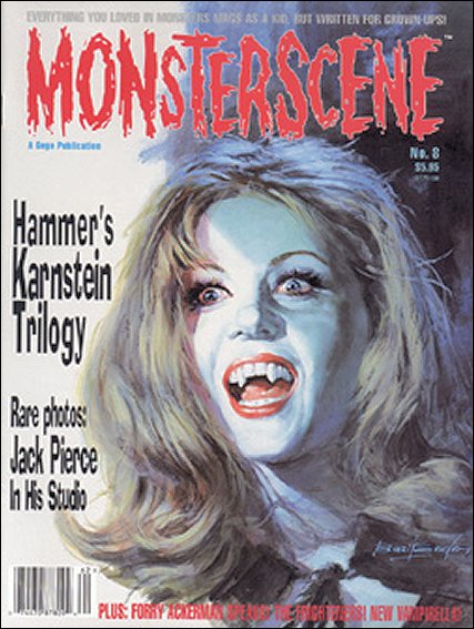 MONSTERSCENE magazine cover Issue 8 Summer 1996