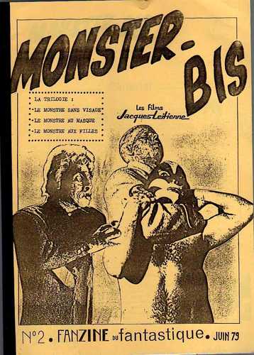 MONSTER BIS magazine cover Issue 2 June 1979