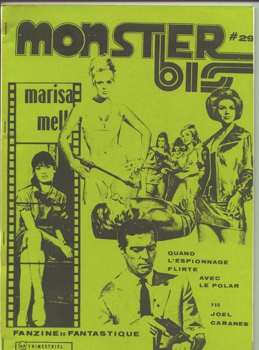 MONSTER BIS magazine cover Issue 29  1983