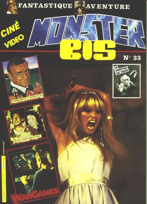 MONSTER BIS magazine cover Issue 33 January 1984