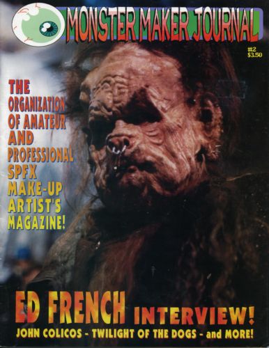 MONSTER MAKER JOURNAL magazine cover Issue 2  1995