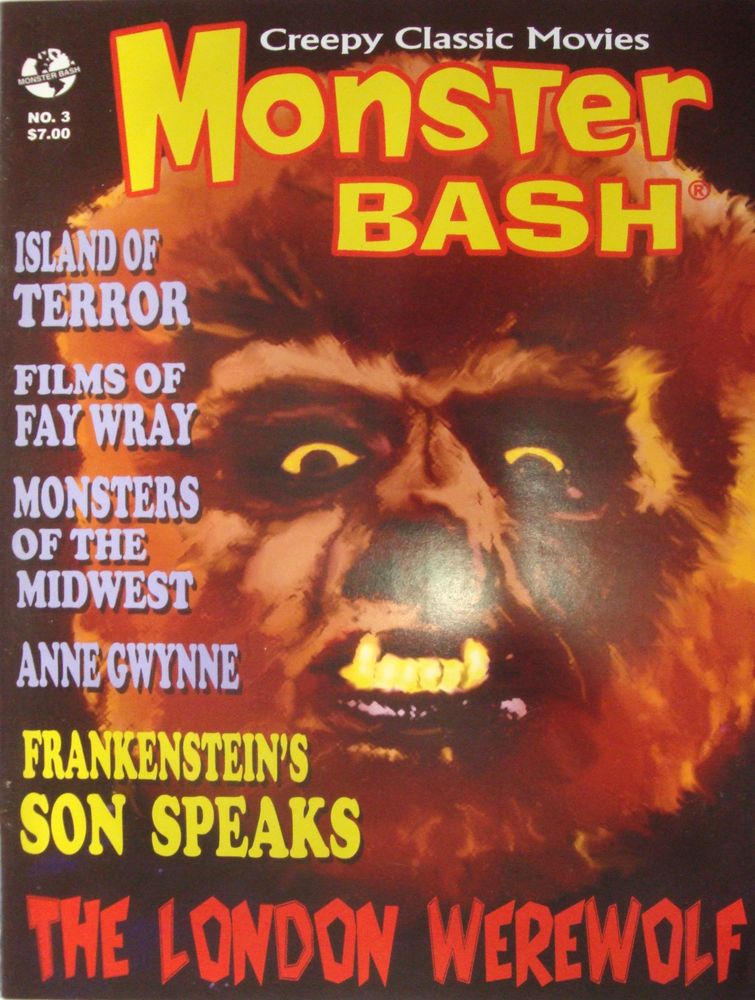 MONSTER BASH magazine cover Issue 3  2003