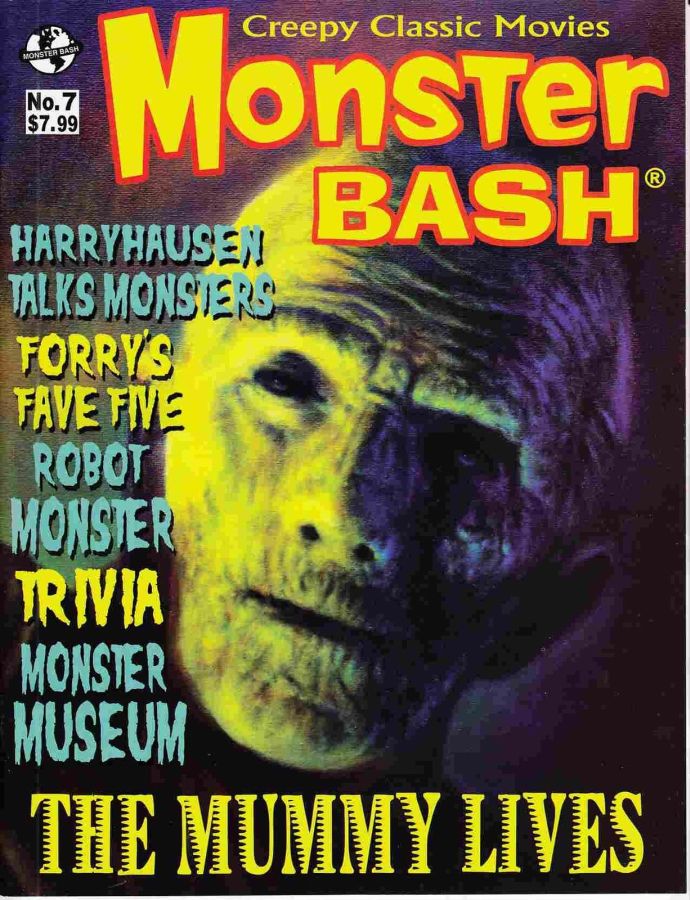 MONSTER BASH magazine cover Issue 7  2007