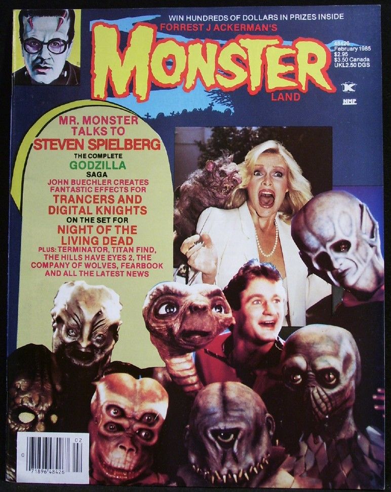 MONSTERLAND magazine cover Issue 1 February 1985