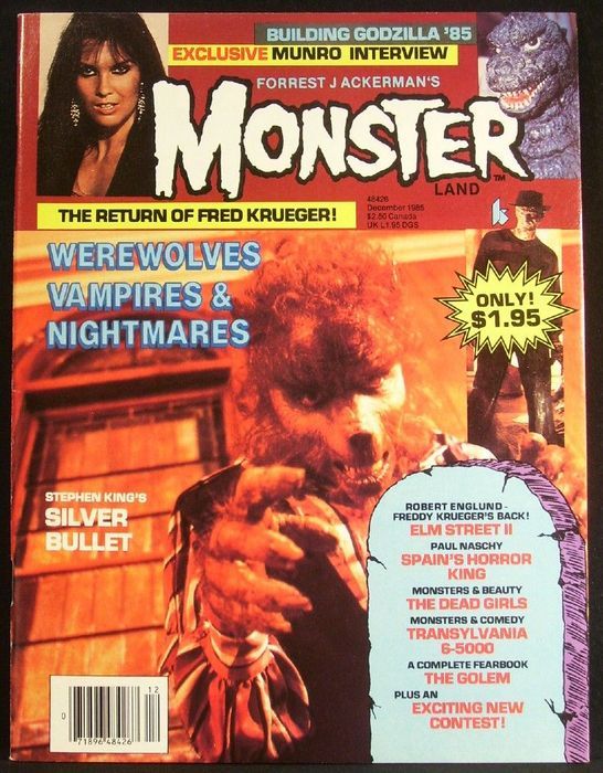 MONSTERLAND magazine cover Issue 6 December 1985