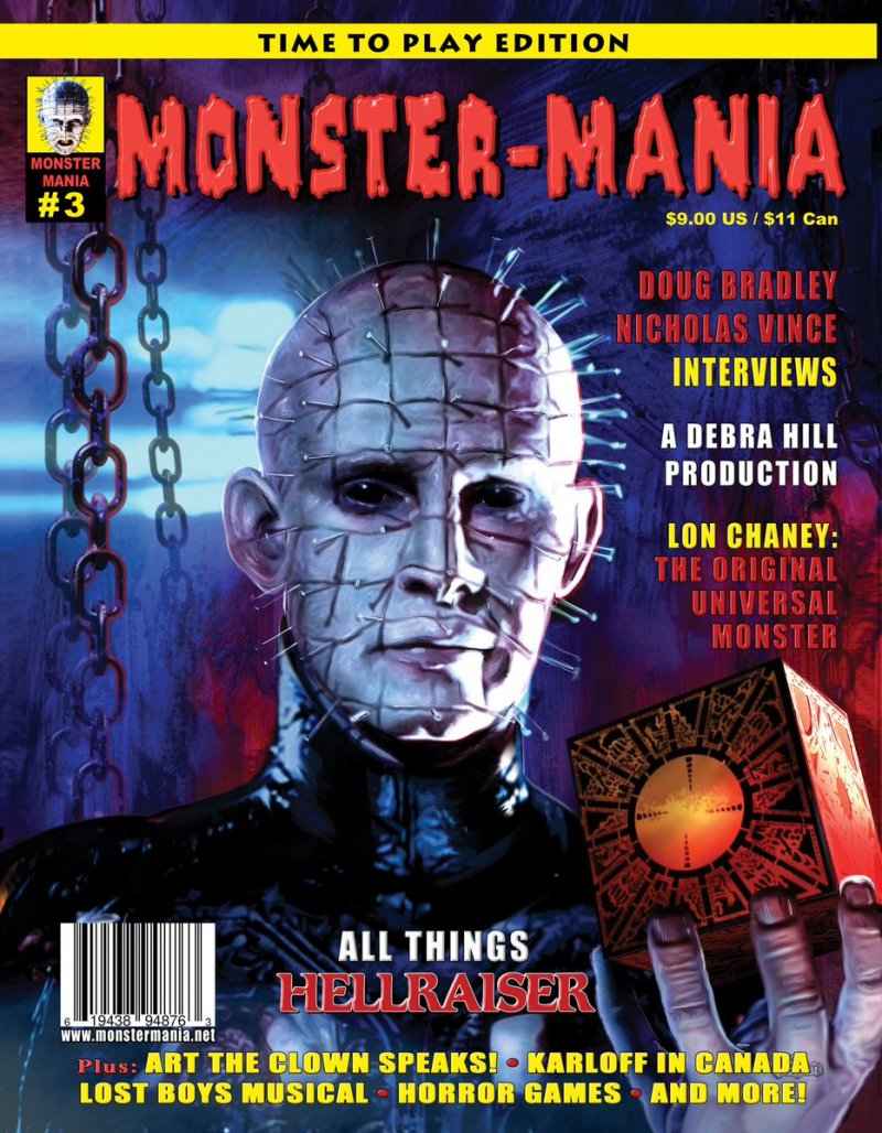 MONSTER-MANIA magazine side cover Issue 3  September 2020