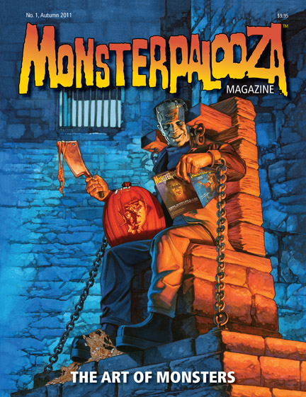 MONSTERPALOOZA magazine side cover Issue 1 September/October/November 2011