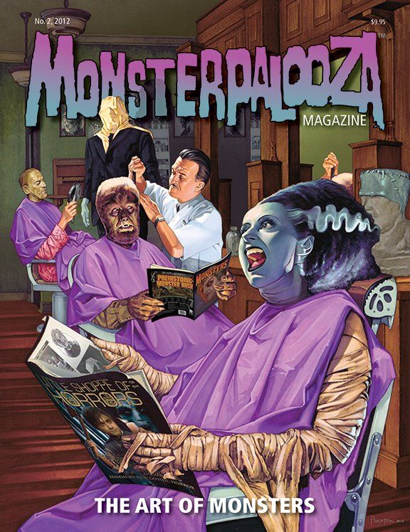 MONSTERPALOOZA magazine side cover Issue 2  Announced but not printed  