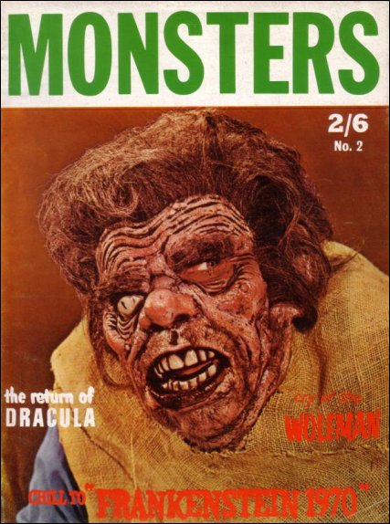 MONSTERS magazine cover Issue 2  1963