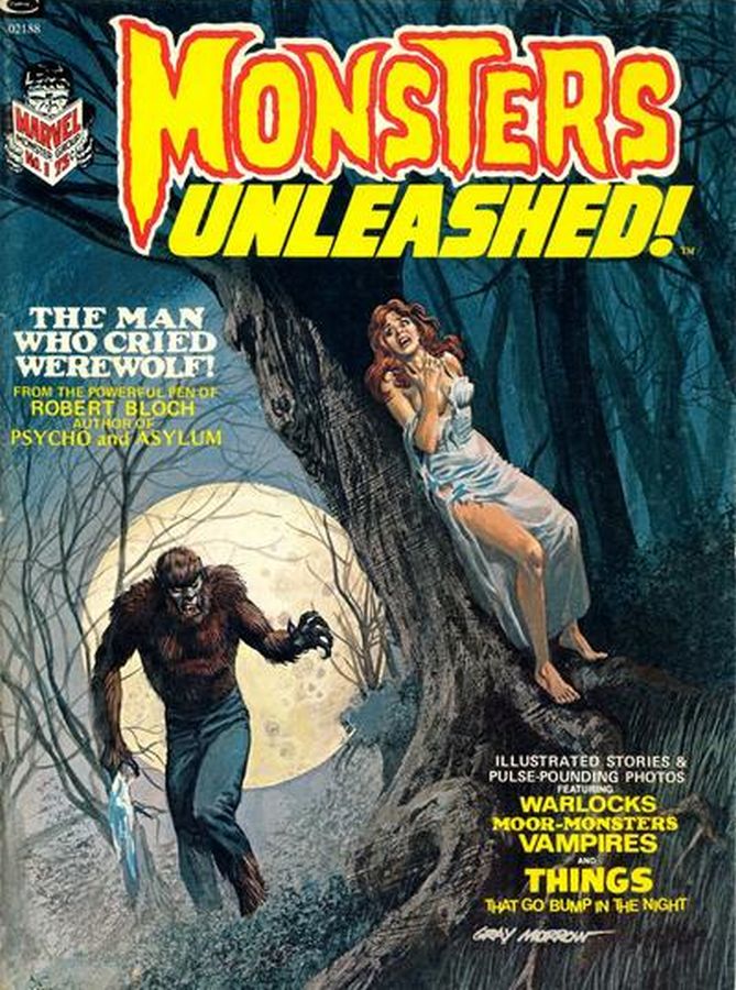 MONSTERS UNLEASHED! magazine cover Issue 1 August 1973