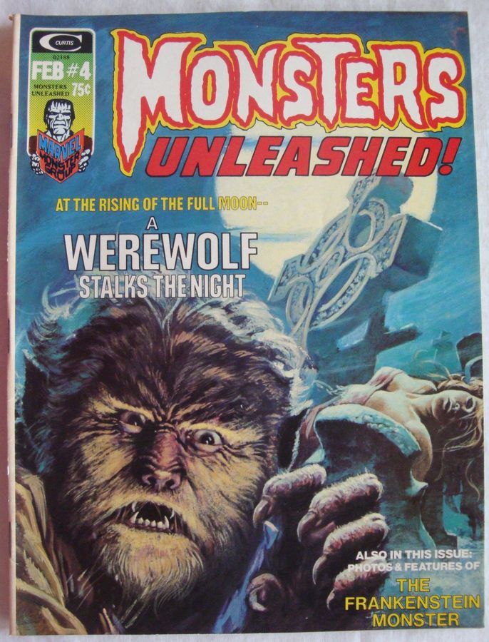MONSTERS UNLEASHED! magazine cover Issue 4 February 1974