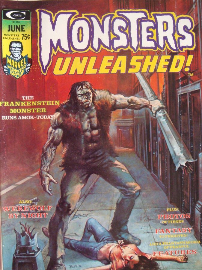 MONSTERS UNLEASHED! magazine cover Issue 6 June 1974