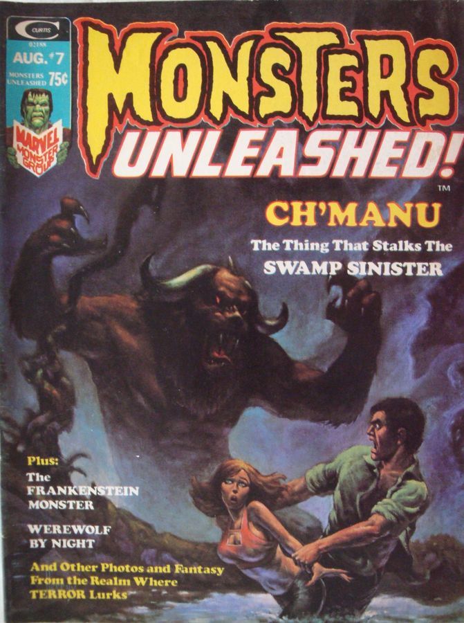 MONSTERS UNLEASHED! magazine cover Issue 7 August 1974