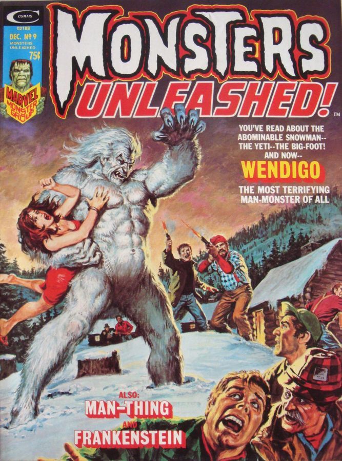 MONSTERS UNLEASHED! magazine cover Issue 9 December 1974
