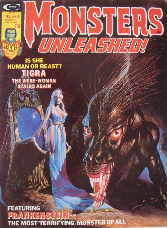 MONSTERS UNLEASHED! magazine cover Issue 10 January 1975
