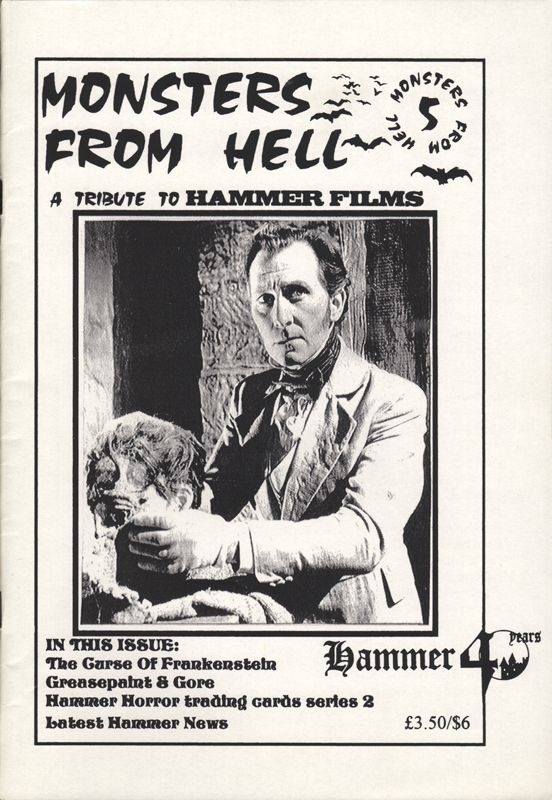 MONSTERS FROM HELL magazine cover Issue 5  1996